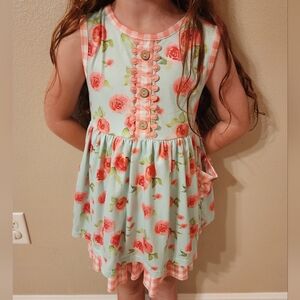 Girls Floral Dress